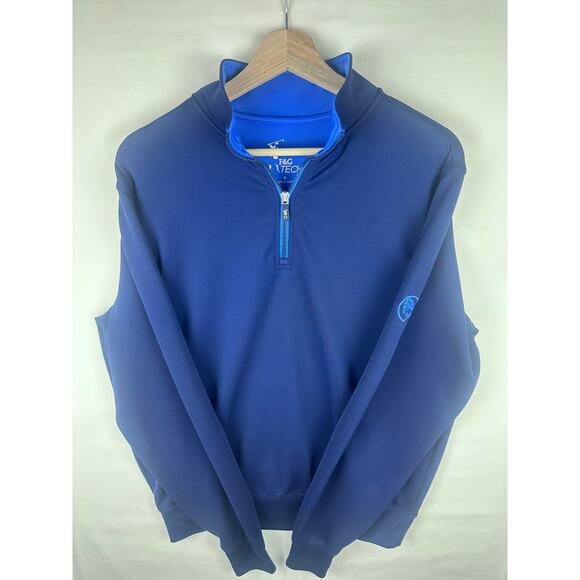 Fairway & Greene Men's Size S Golf Quarter Zip 1/4 Zip Pullover Sweatshirt - Picture 3 of 8